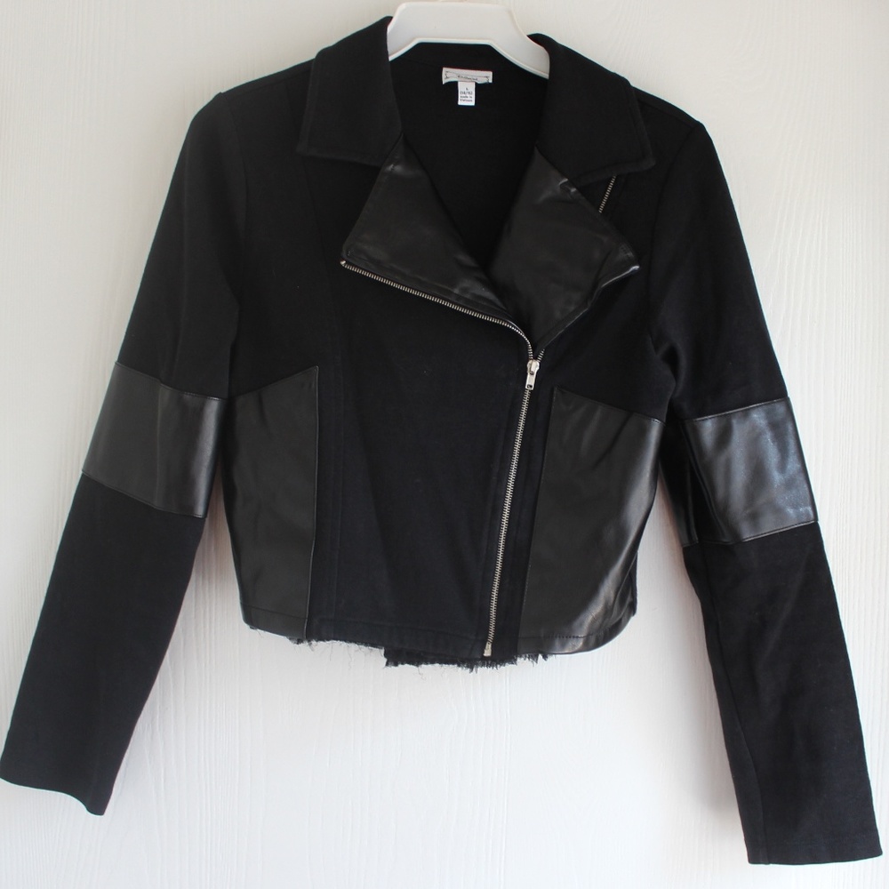 Disney D-Signed Girls Moto Jacket Sz L 14/16